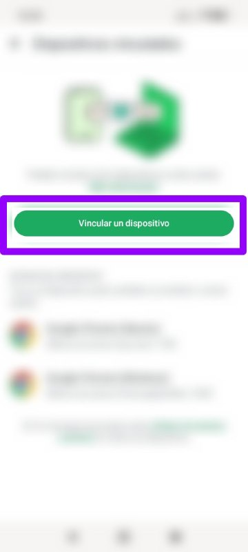 WhatsApp Android: dispositivos vinculados